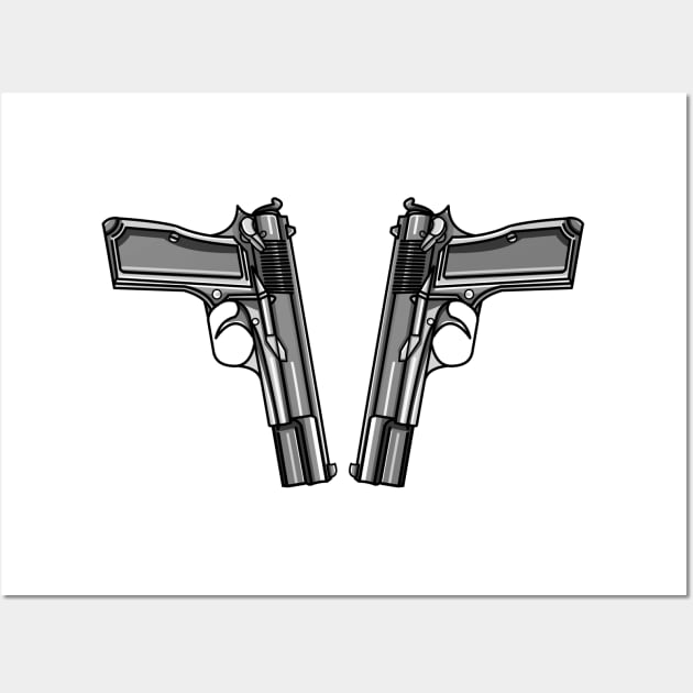 Pistol Hip Tattoo Wall Art by mailboxdisco